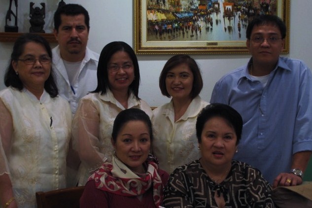 With PILIPINIANA RESTAURANT waitresses &amp; waiters